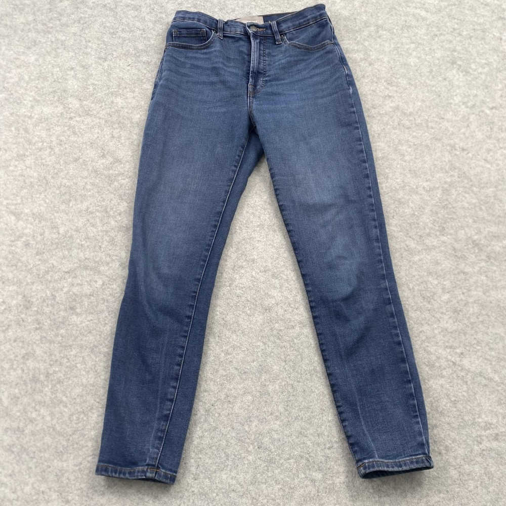 Everlane High Rise Skinny Ankle Jeans Womens 27 (25x25) Blue Stretch Denim